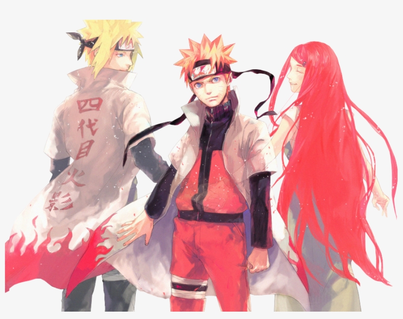 Report Abuse - Naruto Minato Kushina, transparent png download