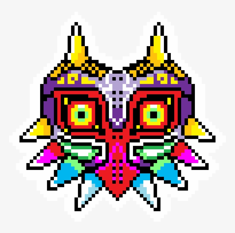 Majora's Mask - Majora's Mask Pixel Art, transparent png download