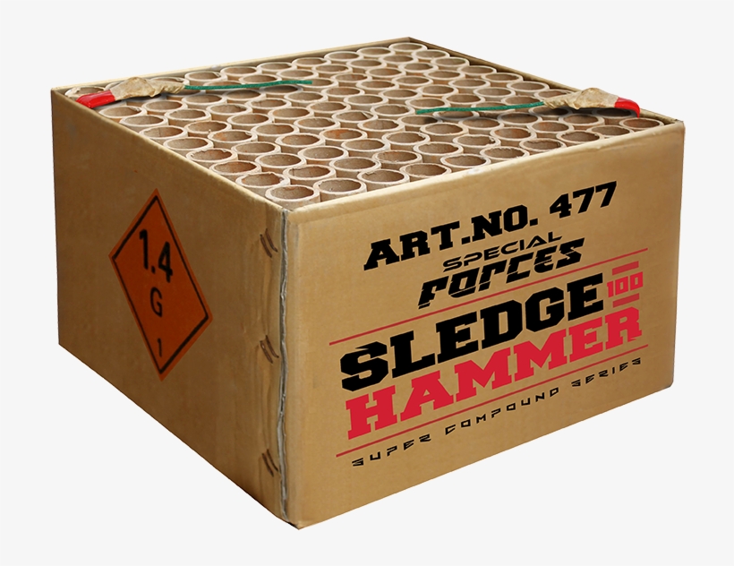 [477] Sledge Hammer Sledge Hammer Png - Vuurwerk Cake, transparent png download