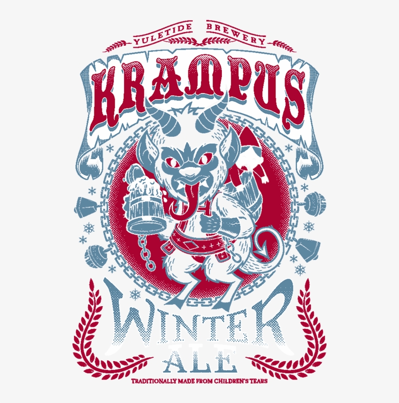 Krampus Winter Ale By Nemons - Poster, transparent png download