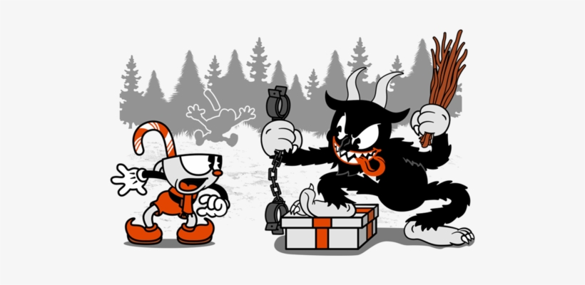 Don't Deal With Krampus - Cartoon, transparent png download