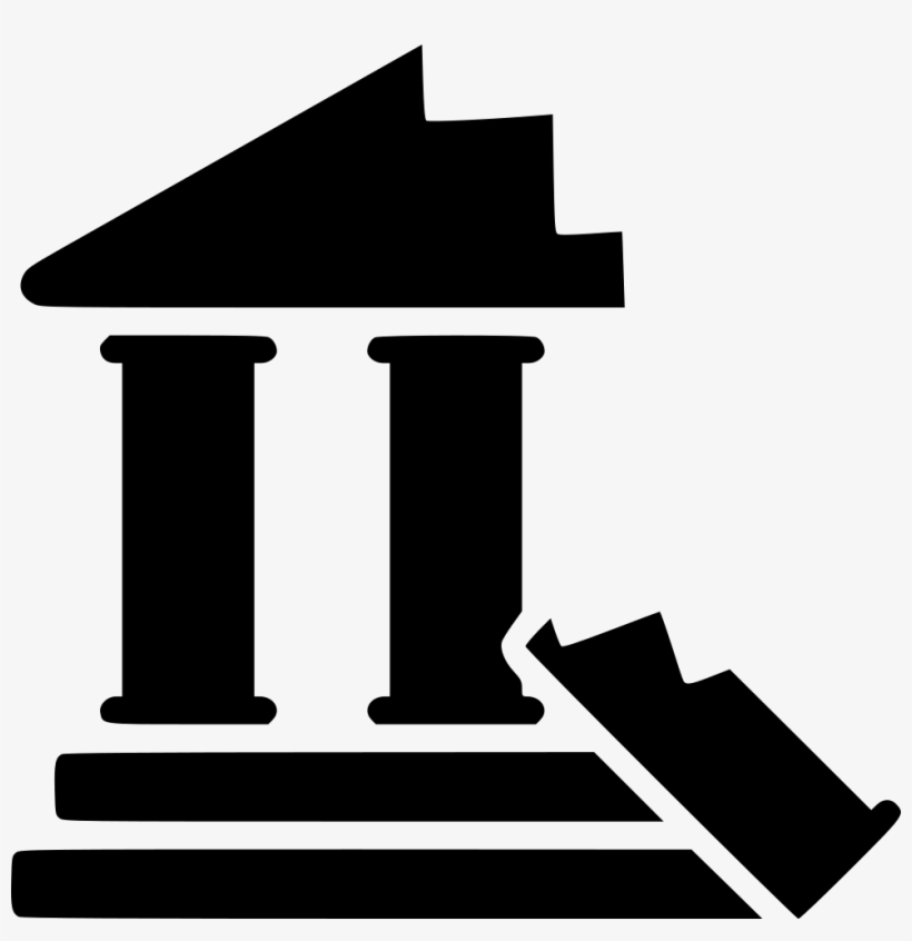 Png File - Black Png Ruins Icon, transparent png download