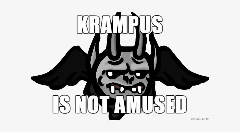 In Reaction To All The Krampus Posts Lately, And Knowing - Krampus, transparent png download