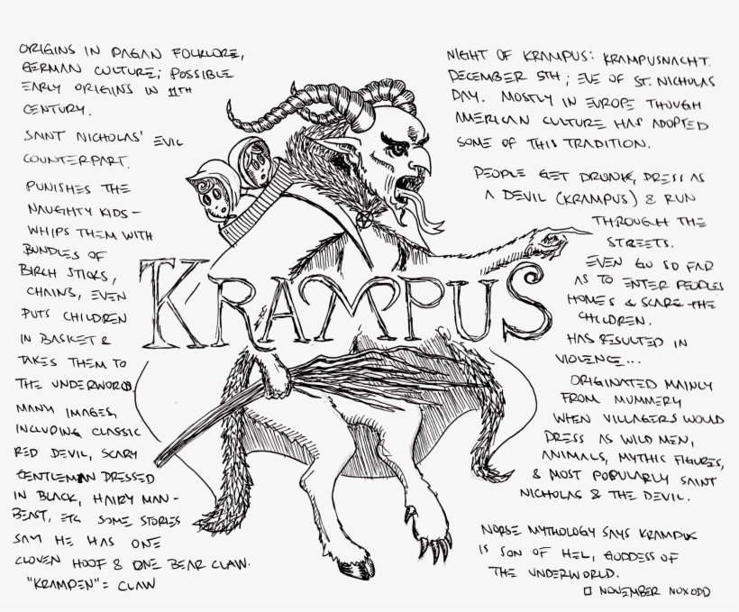 Krampus Is Saint Nicholas' Evil Counterpart And Has - Transgender, transparent png download