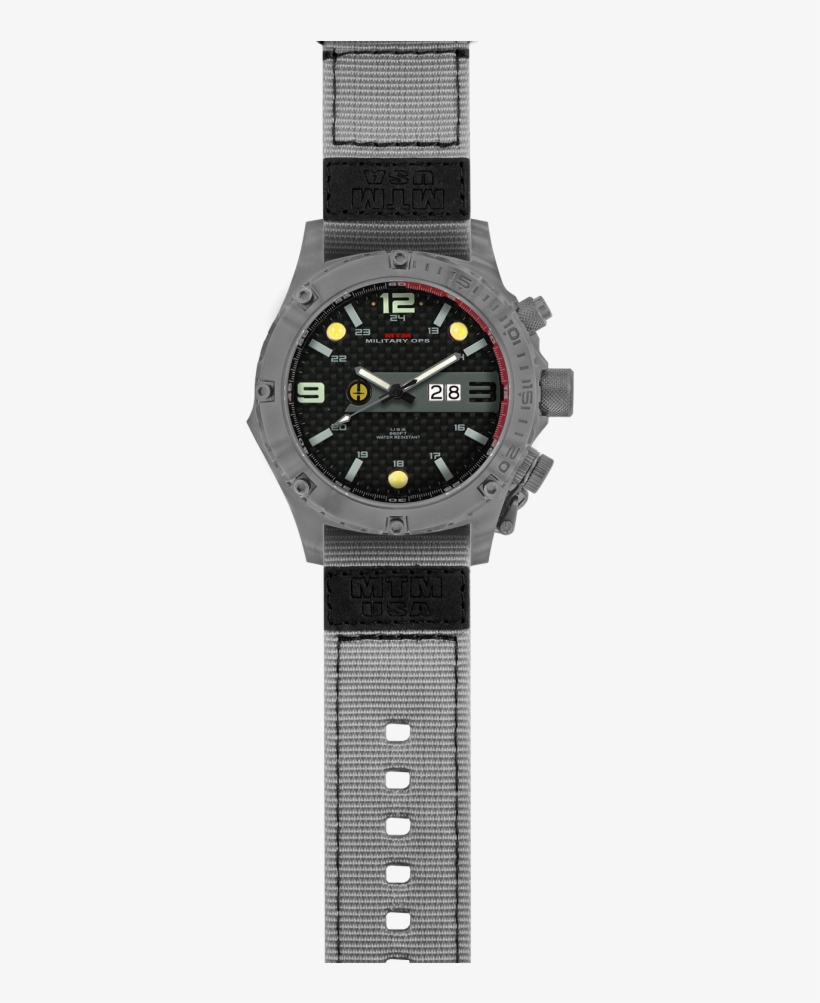 Https - //www - Specialopswatch - Com/wp Vulture 5294 - Mtm Special Ops Gray Vulture Durable Titanium Watch, transparent png download