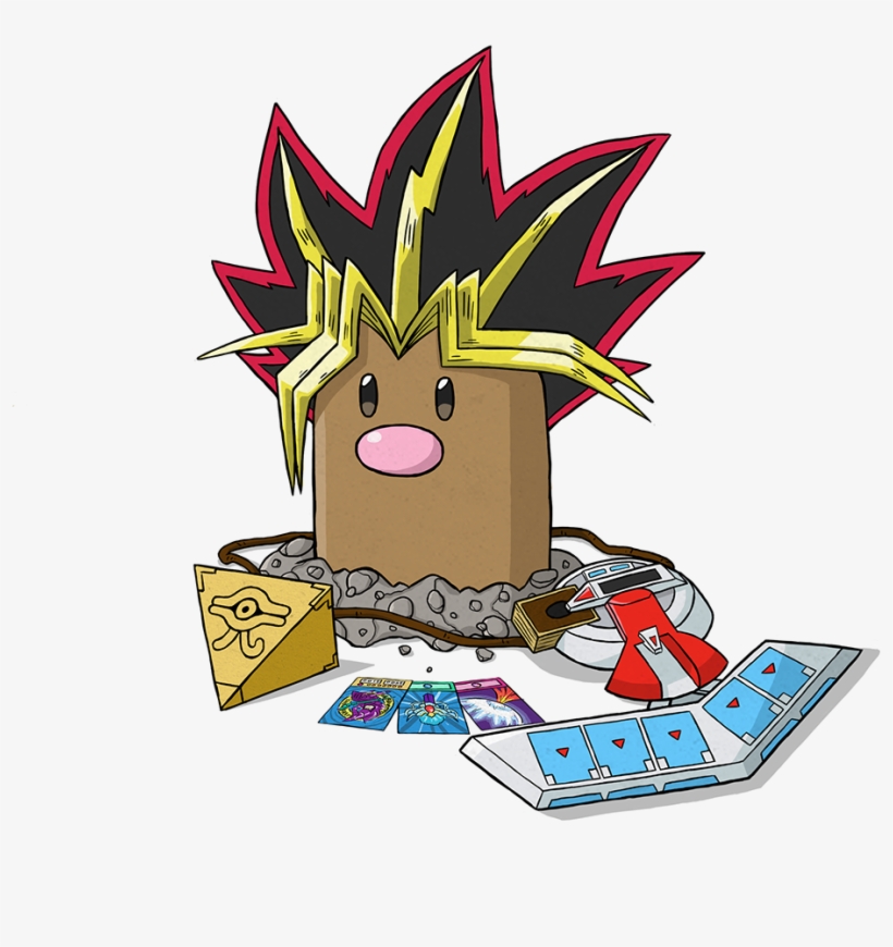 Diglett As Yami Yugi - Illustration, transparent png download