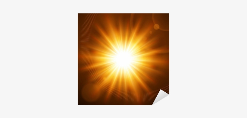 Vinilo Pixerstick Luz De La Abstracción Con El Fondo - Sunlight, transparent png download