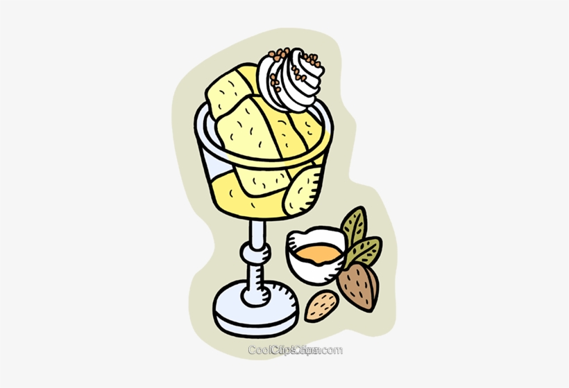 Bread Pudding Dessert Royalty Free Vector Clip Art - Bread Pudding Clipart, transparent png download