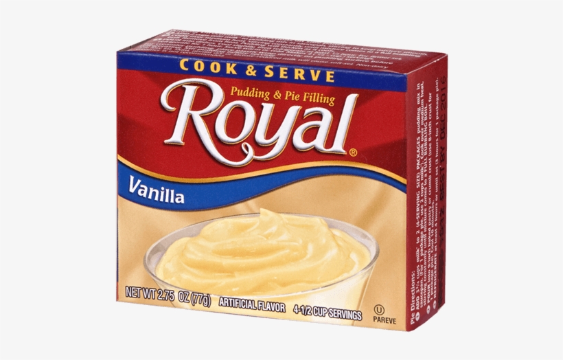 Royal Pudding Cook & Serve Vanilla - Royal Sugar Free Instant Vanilla, transparent png download
