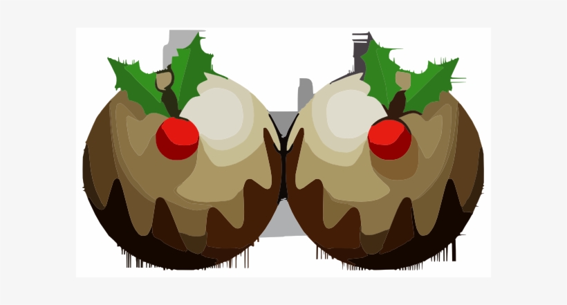 Small - Christmas Puddings Vector, transparent png download