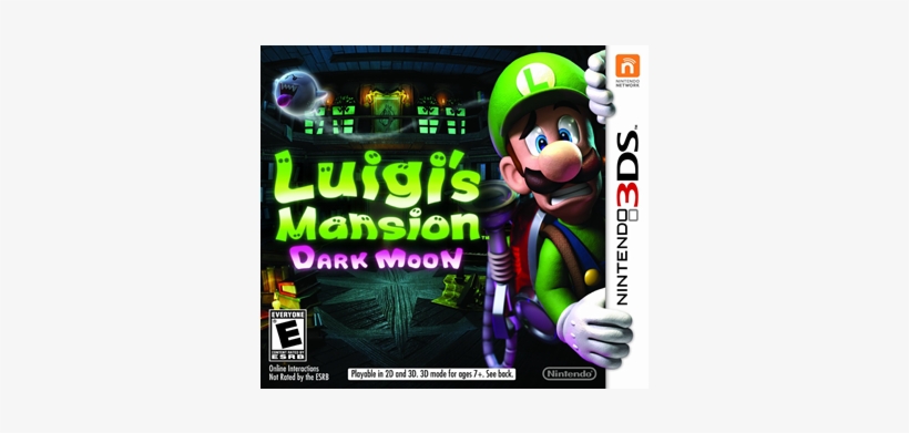 Dark Moon - Luigi's Mansion Dark Moon 3ds, transparent png download