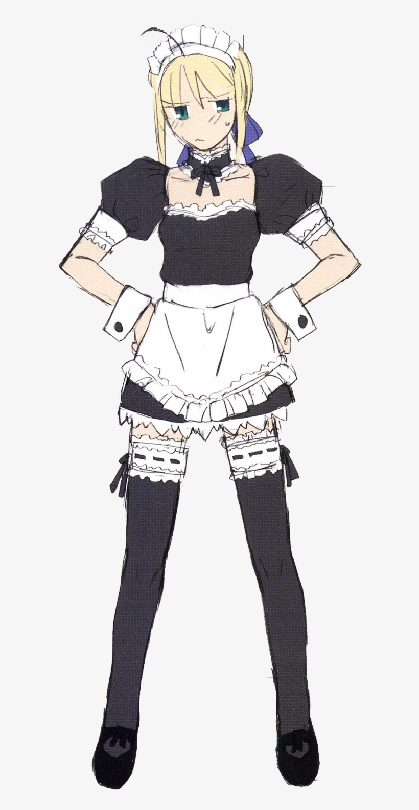 Saber Maid - Saber Maid Png, transparent png download