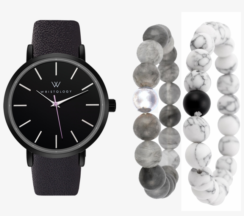 Olivia Black Lines Bracelet Gift Set - Wristology Olivia Womens Lines Black Boyfriend Watch, transparent png download