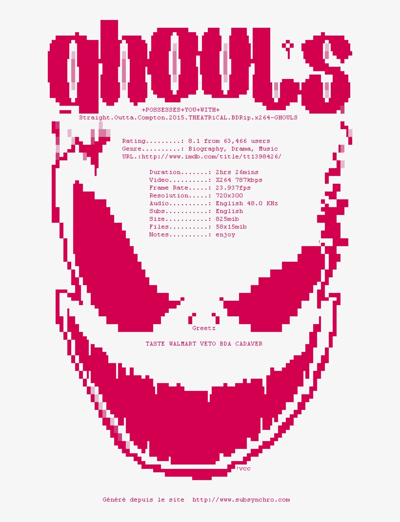 Nfo De La Release Straight - Circle, transparent png download