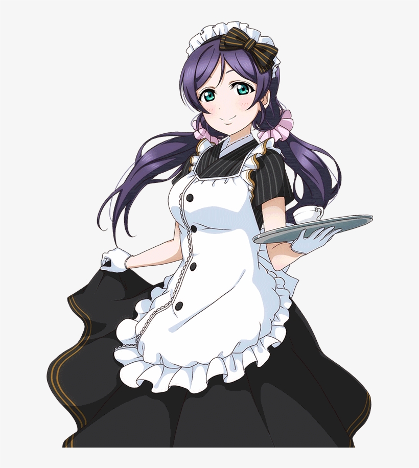 Maid Png - Love Live School Idol Nozomi Card, transparent png download