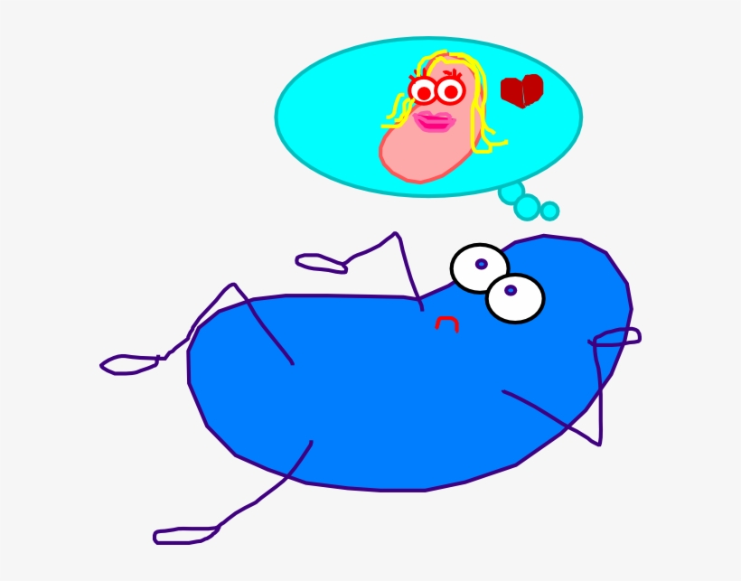 How To Set Use Blue Jelly Bean Love Svg Vector, transparent png download