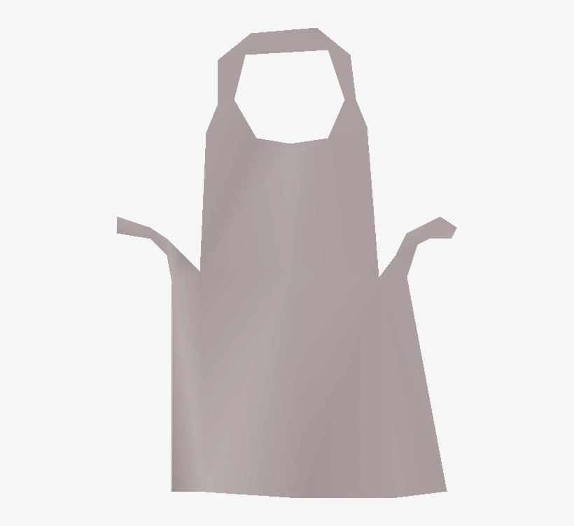 White Apron Detail - Brown Apron Png, transparent png download