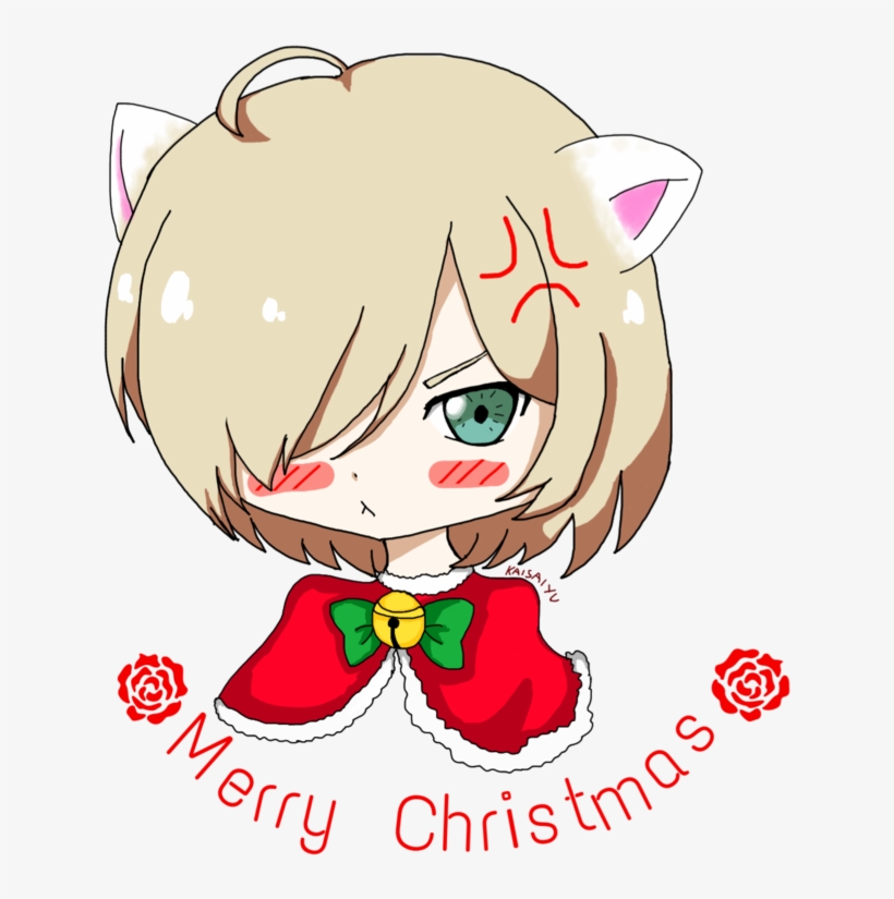 Clip Library Library Merry Christmas Draw Plisetsky - Yuri On Ice Merry Christmas, transparent png download