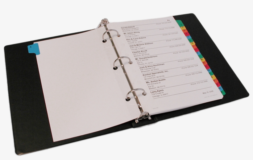 Open Binder - All-pro Software 5015 Small 3-ring Binder, transparent png download