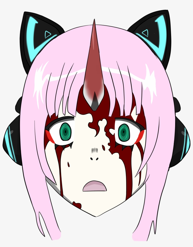Hidomi Hibajiri / Zero Two - Hidomi Flcl, transparent png download