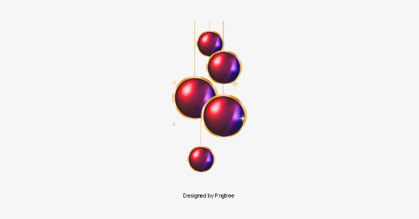 Vector Material,red Lights,chandelier Creative, - Christmas Day, transparent png download