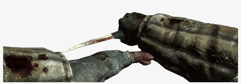Prison Knife Dive 1,366×470 Pixels - Cod Black Ops Prison Knife, transparent png download