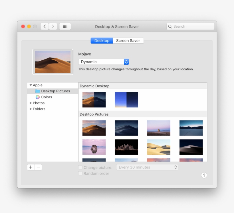 Now When You Go To “system Preferences > Desktop & - Macos Mojave, transparent png download