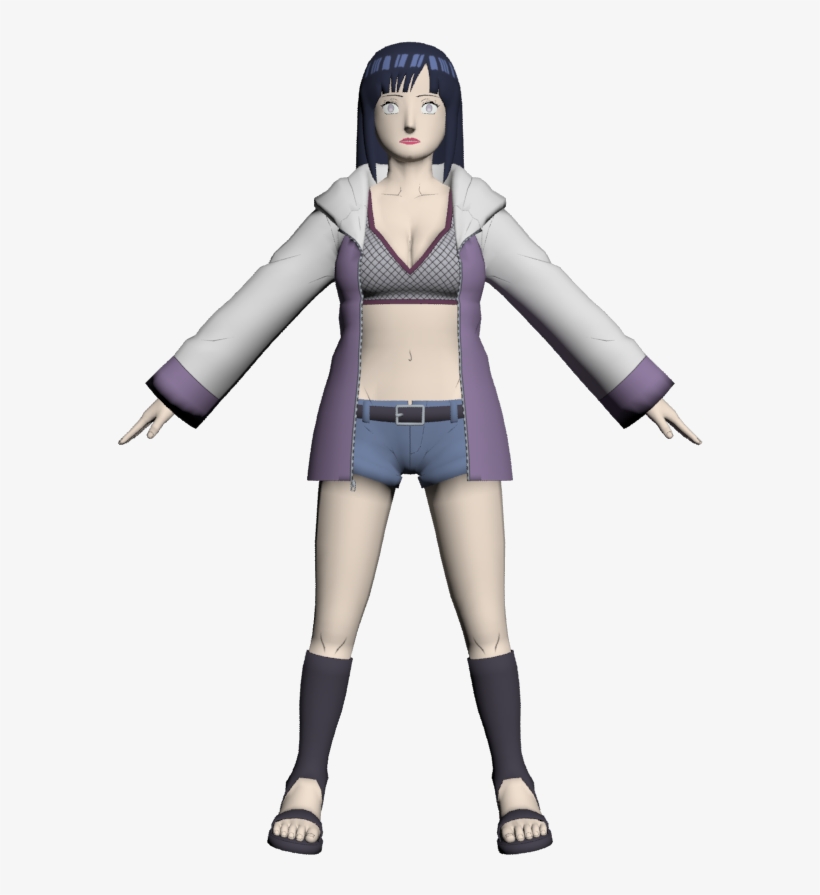 Http - //3 - Bp - Blogspot - Com/-u3 Hinata - Hinata 3d Model, transparent png download