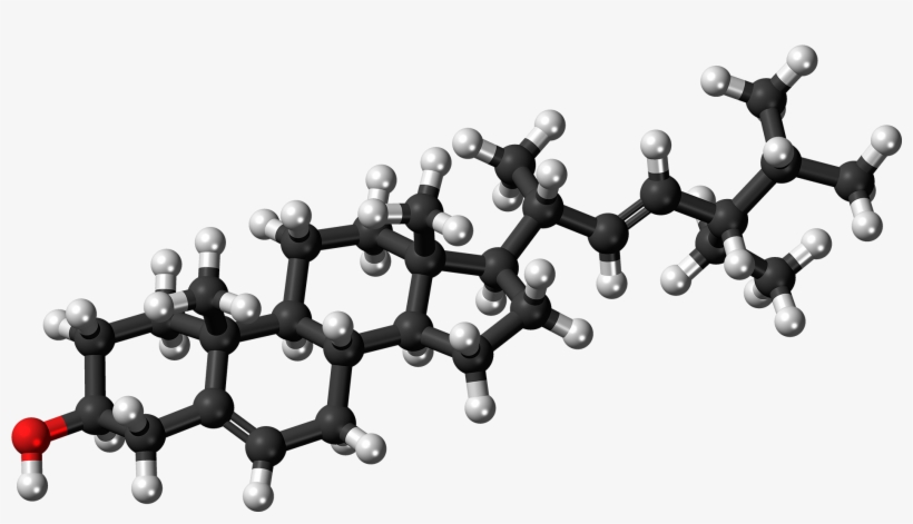 Stigmasterin Molecule Ball - Stigmasterol Ball And Stick, transparent png download