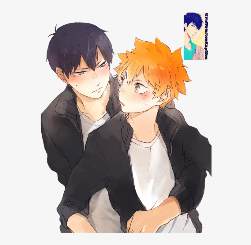 Tobio X Shouyou Png - Kageyama X Hinata Hugging, transparent png download
