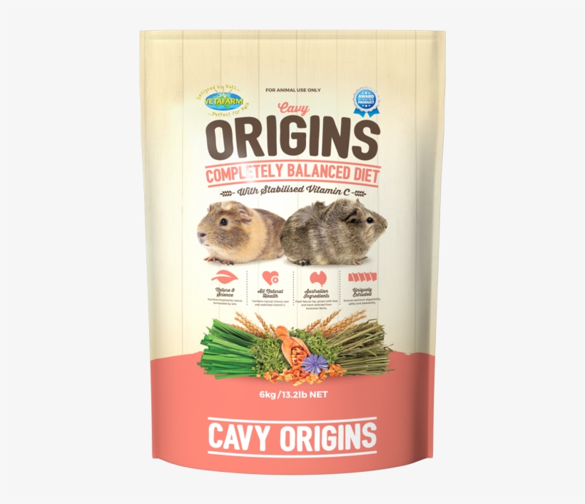 Vetafarm Cavy Origins Guinea Pig Food 350g, transparent png download
