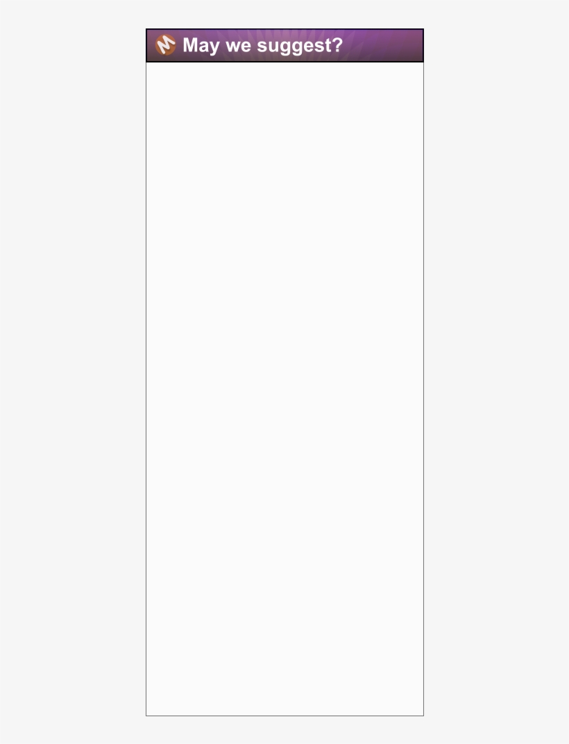 May We Suggest - Beige, transparent png download