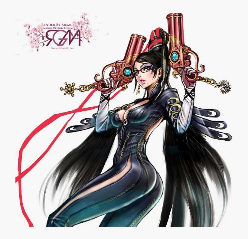 Clipart Free Bayonetta Transparent Long Hair - Bayonetta Png, transparent png download