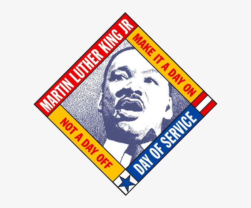 Martin Luther King Junior Photo - Mlk Day Of Service Logo, transparent png download