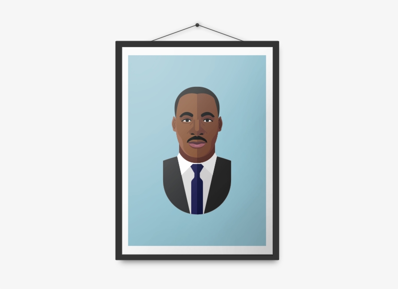 Martin Luther King Poster - Gentleman, transparent png download