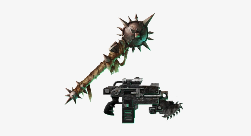 Litany Of Wrath Power Mace - 40k Mace, transparent png download