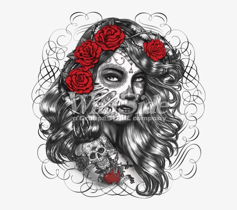 Dia De Los Muertos Girl - Dia De Los Muertos Girl Day, transparent png download