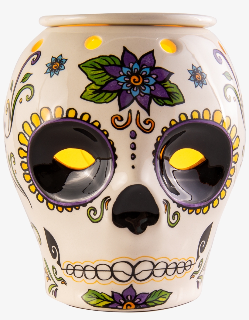 Scentsationals Day Of The Dead Full-size Wax Warmer - Day Of The Dead Wax Warmer, transparent png download