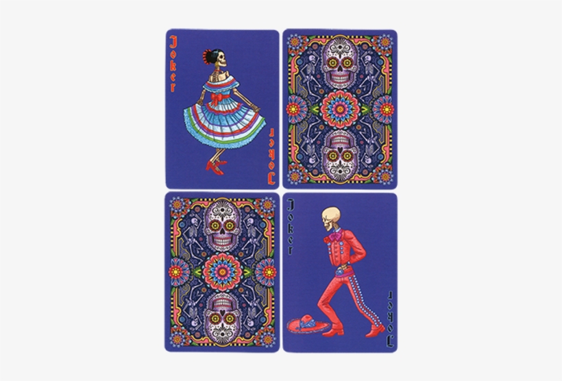 Dia De Los Muertos Painted Playing Card - Dia De Los Muertos Painted Playing Card (2nd Edition), transparent png download