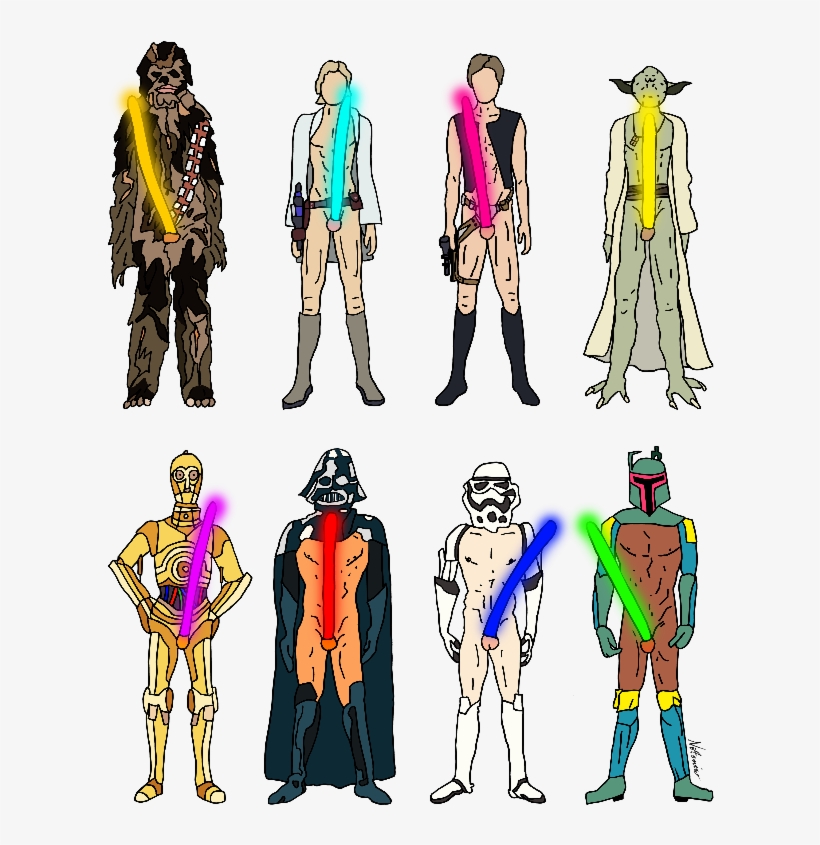 Naughty Lightsabers - Canvas, transparent png download