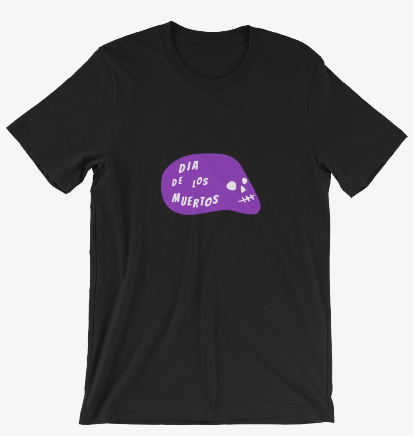 Purple Dia De Los Muertos Short Sleeve Unisex T Shirt - Phd Gift For Graduate Ph.d. Student Graduation Doctorate, transparent png download