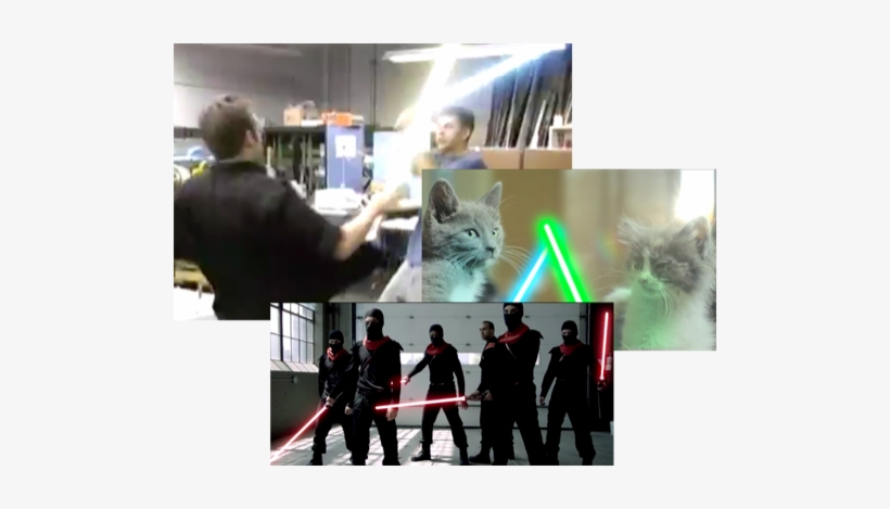 Lightsaber Fights A Distillation Of Drama Down To The - Ninja, transparent png download