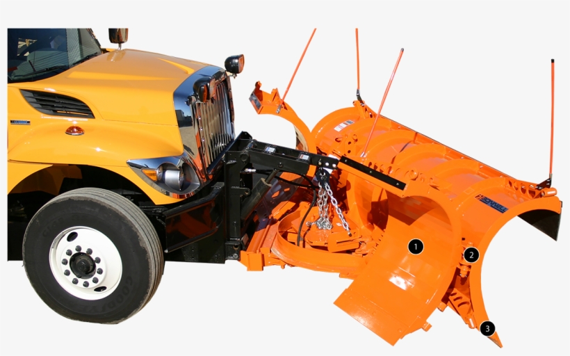 Bat Wing Snow Plow Standard Features - Folding Wing Plow, transparent png download