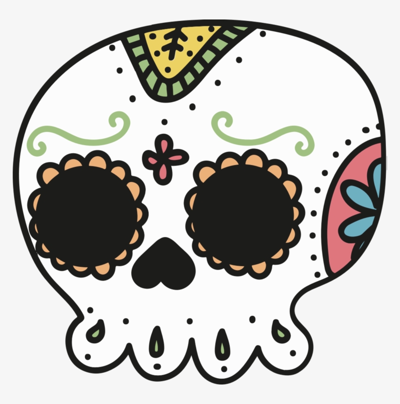La Calavera Catrina Day Of The Dead Death T-shirt - Day Of The Dead Skull, transparent png download