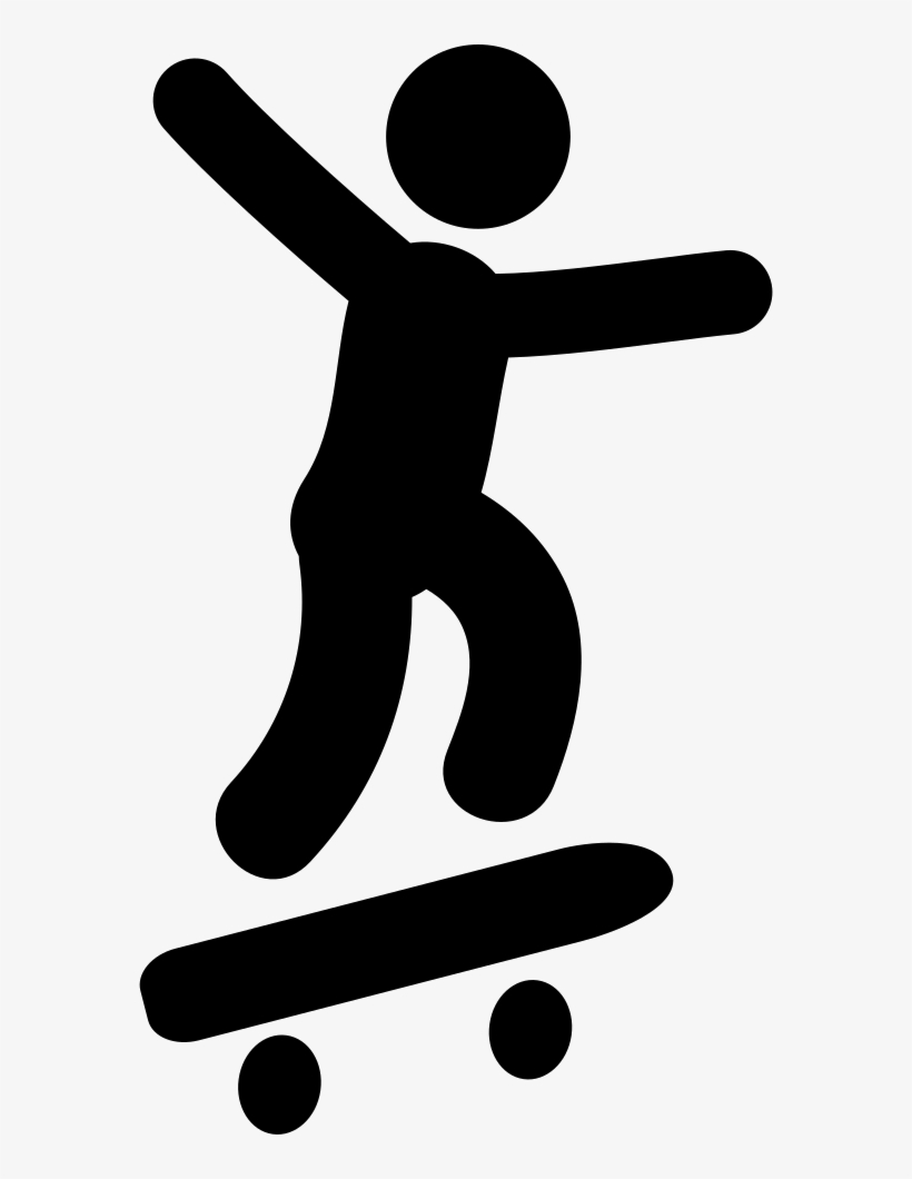 Png File - Skateboarding Icon, transparent png download