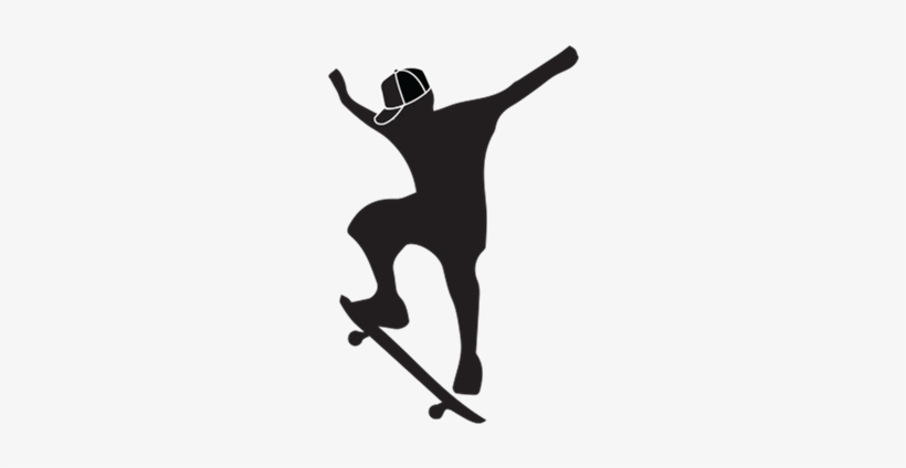Skateboarder Silhouette, transparent png download