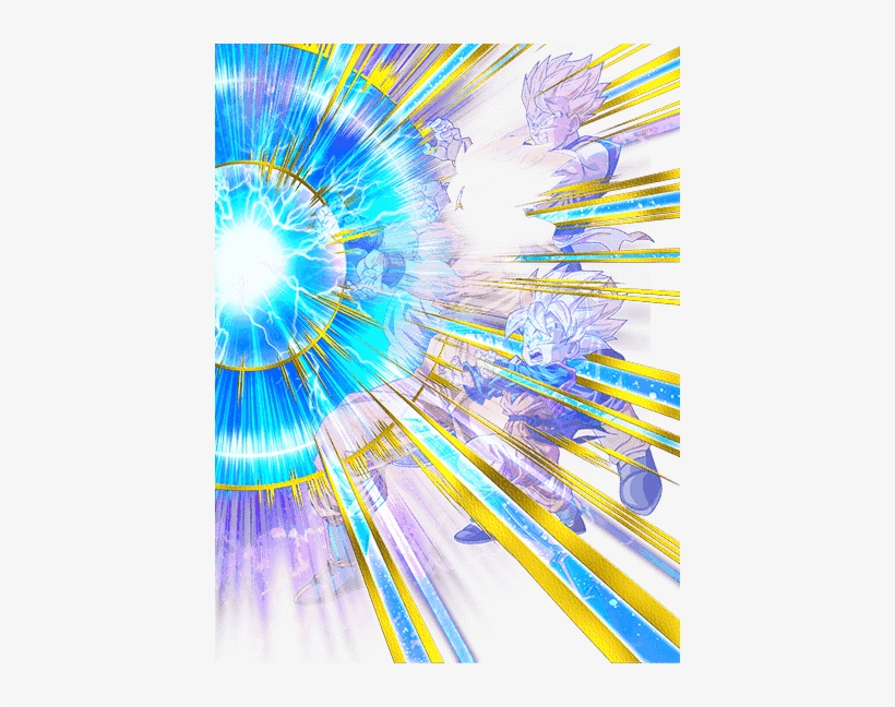Background For Super Saiyan Goku Miraculous Kamehameha - Goku, transparent png download