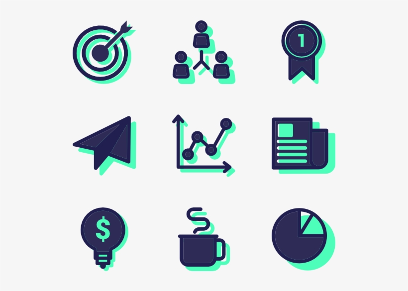 Business 20 Icons, transparent png download