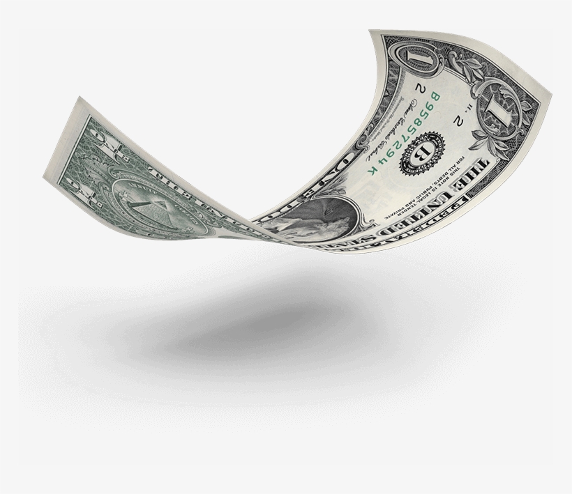 Floationg Dollar Bill - Vintage Sterling Earrings Light Green Oval Natural, transparent png download