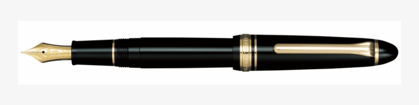 Black Gold Trim - Sailor Fountain Pen Maroon, transparent png download